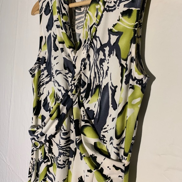 Green & Black Pattern Dress - Picture 3 of 5